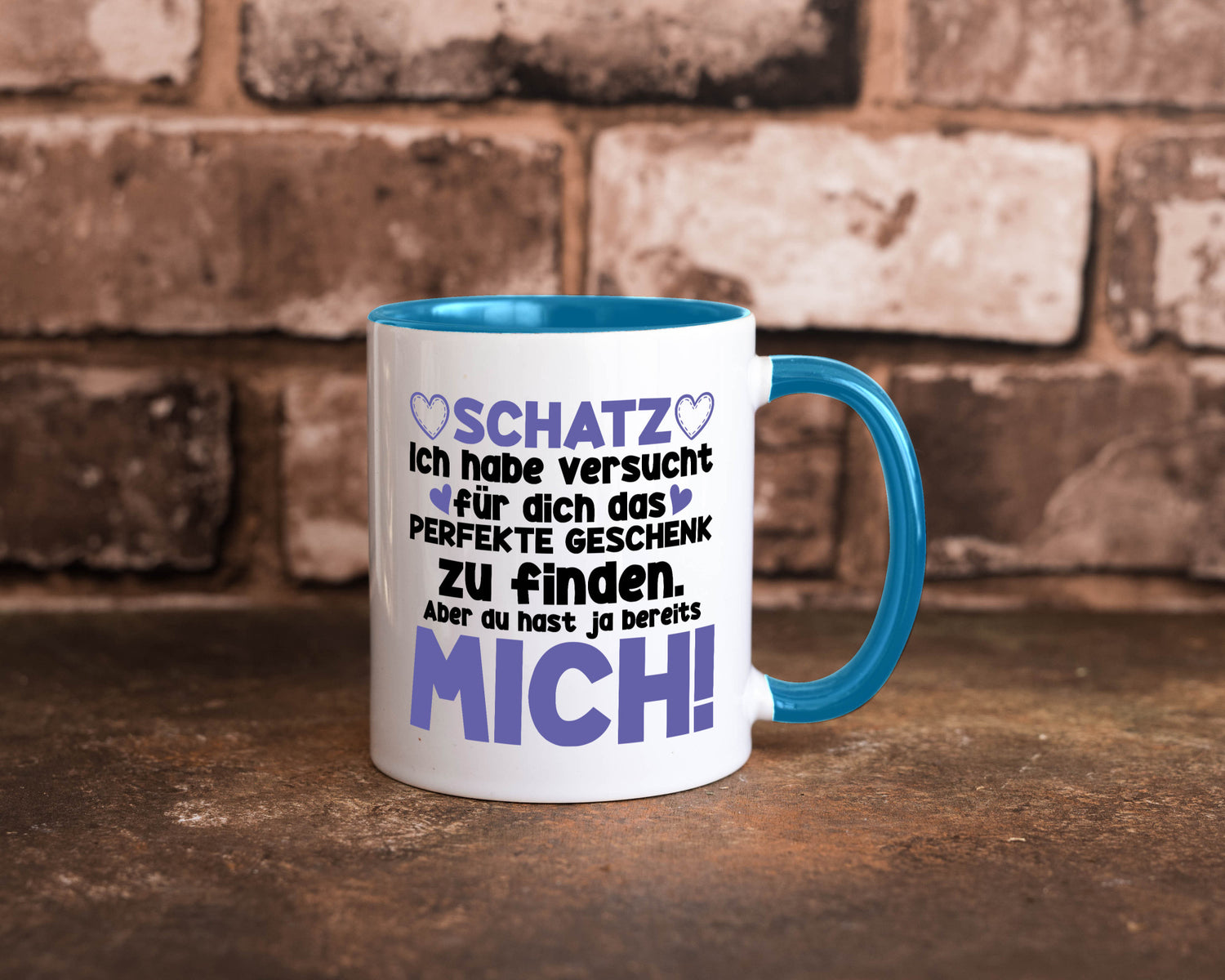 Schatz | Liebe Valentinstag Freund Freundin Herz Geschenkidee Humor Tasse