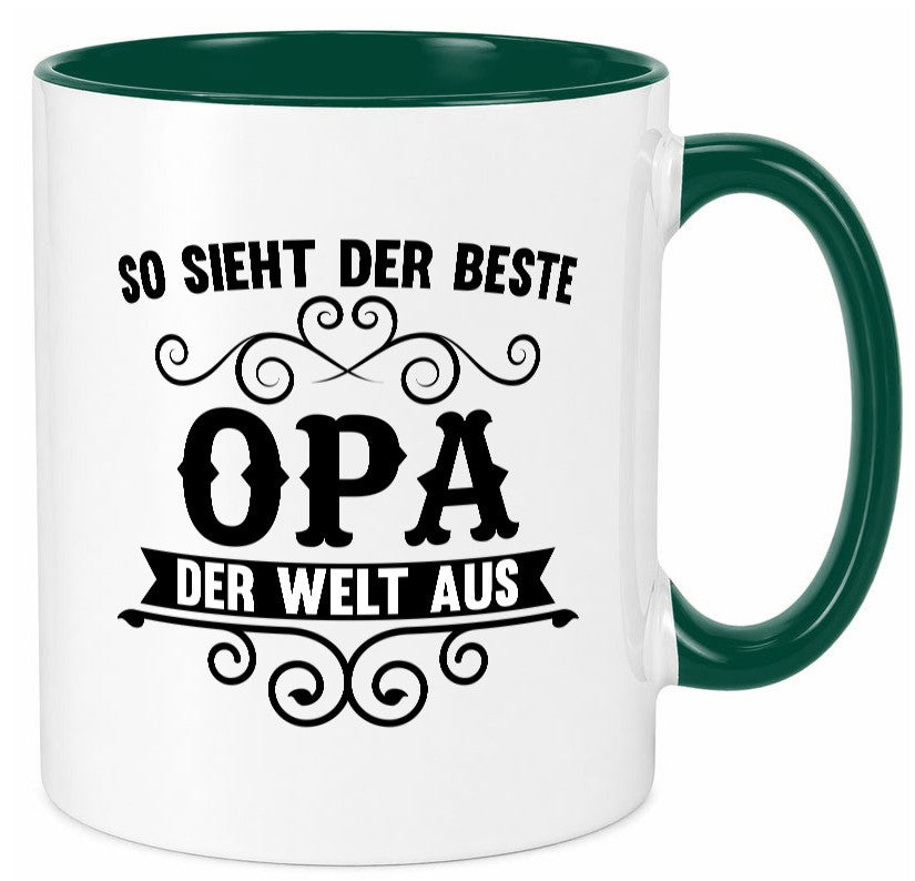 Der Beste Opa | Großvater Enkel Geschenkidee Familie Humor Tasse
