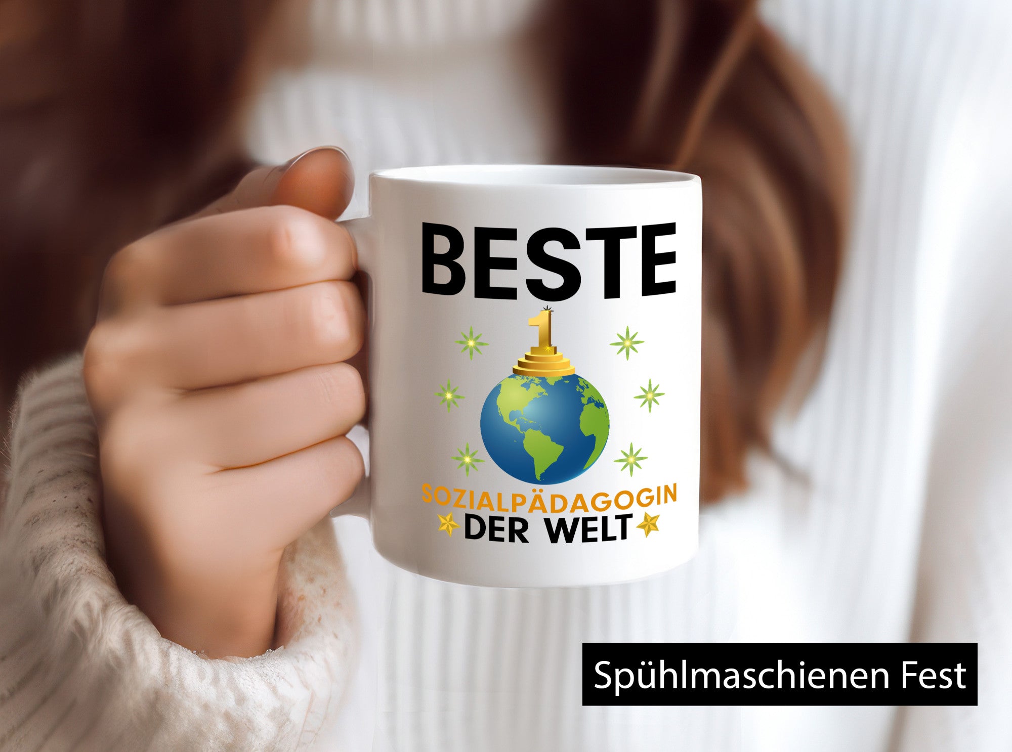 Welt Beste Sozialpädagogin | Humor Pädagogin Geschenkidee Tasse