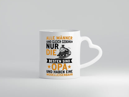 Alle Männer sind gleich | Opa Eisenbahn Geschenkidee Familie Humor Tasse