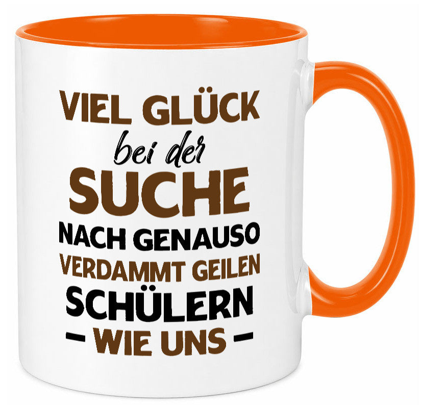 Viel glück | Geile schüler Schule Beste Lehrerin lustig Humor Geschenkidee