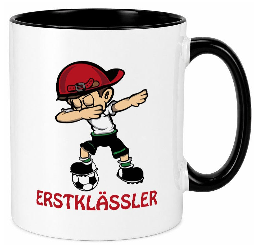 Erstklässler Dab Tasse | Einschulung Erste Klasse lustig Humor Geschenkidee