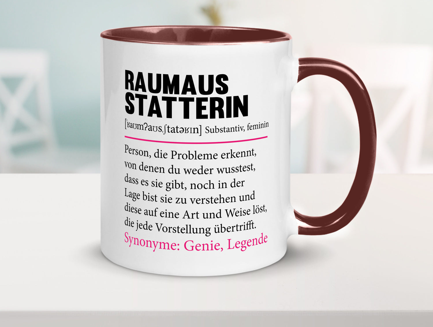 Raumausstatterin | Wohn Ausstatterin Beruf Humor Geschenk Arbeit Kollegen Büro