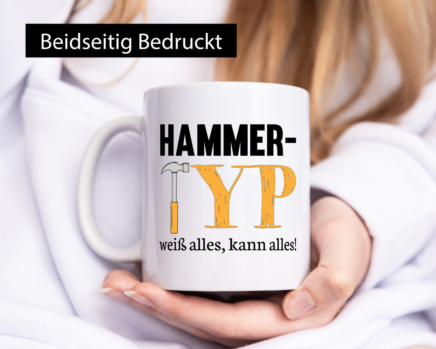 Hammer Typ | Kann alles weiß Papa ist der beste Geschenkidee Humor Tasse