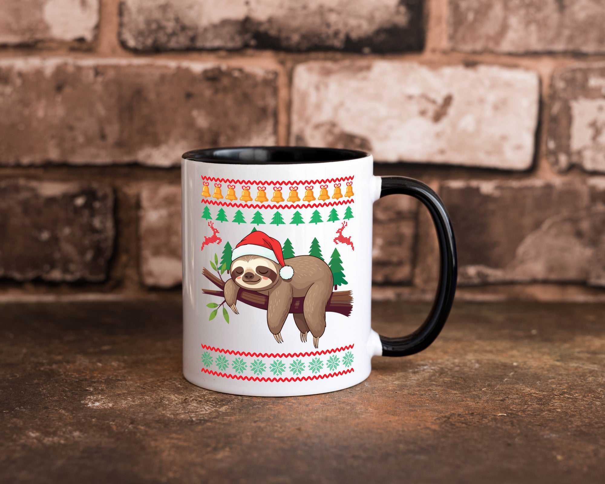 Ugly Christmas | Faultier Weihnachtsfaultier v2 lustig Tierliebhaber Humor