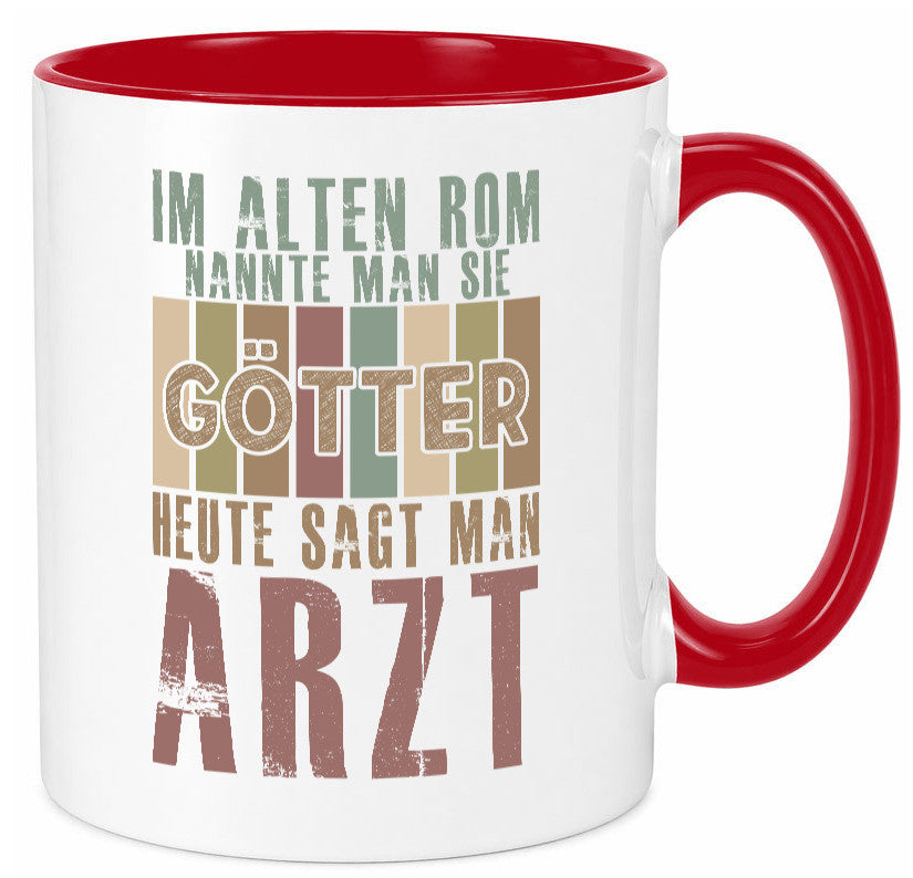 Heute sagt man: Arzt | Medizin Doktor Facharzt Geschenk Humor Geschenkidee Tasse