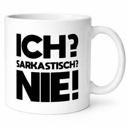 Ich= Sarkastisch? Nie | Verstehst du keinen spaß lustig Humor Geschenkidee
