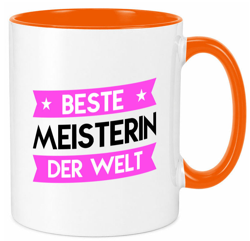Beste Meisterin | Meisterbrief Geschenk Humor Geschenkidee lustiger Spruch Tasse