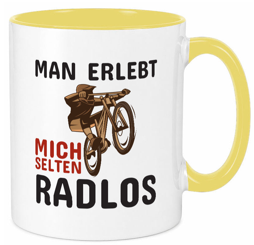 Selten Radlos | Spruchtasse Fahrrad Männer Humor lustiger Spruch Geschenk