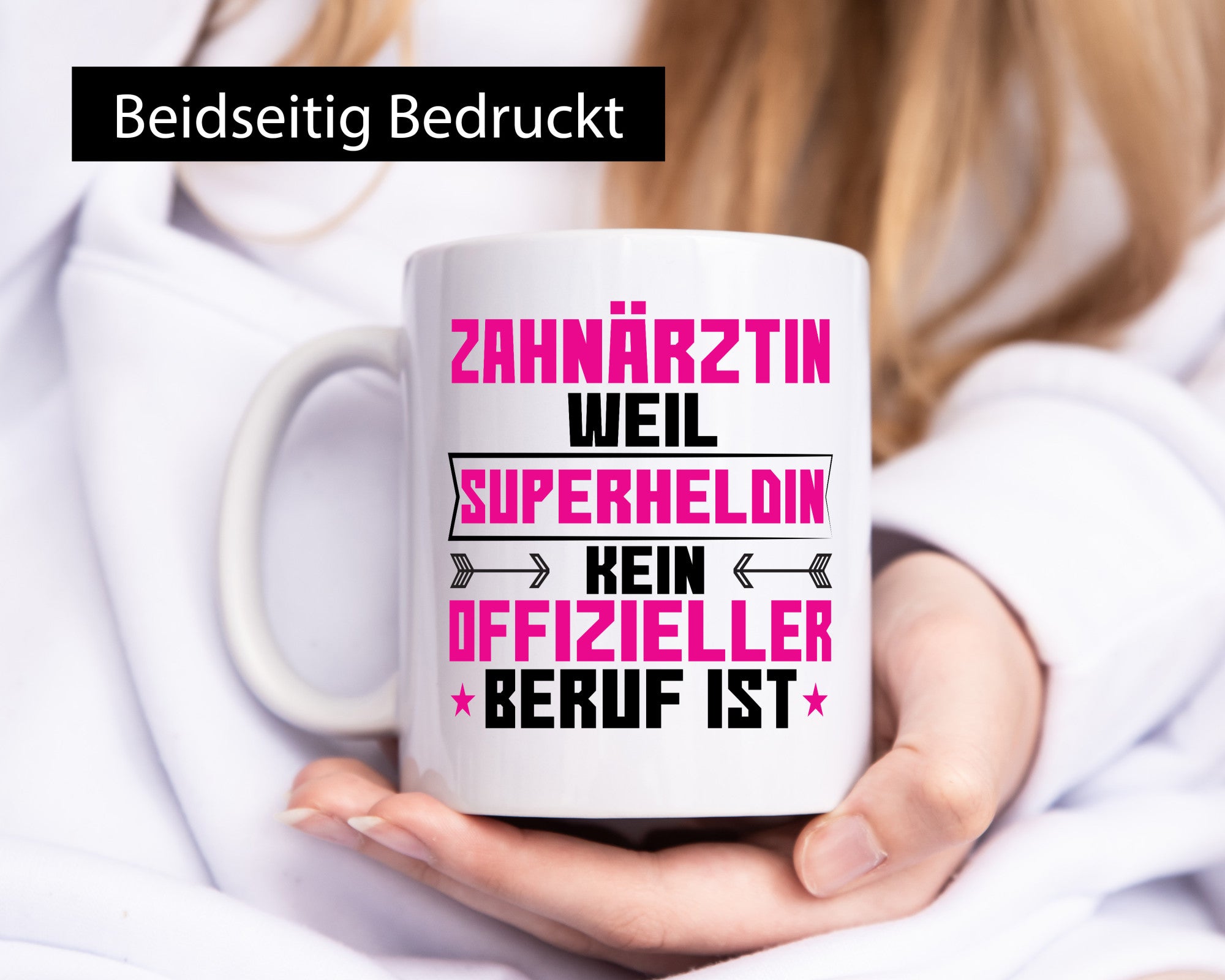 Superheldin Zahnärztin | Zahnmedizin Beruf Geschenkidee Arbeit Kollegen Büro