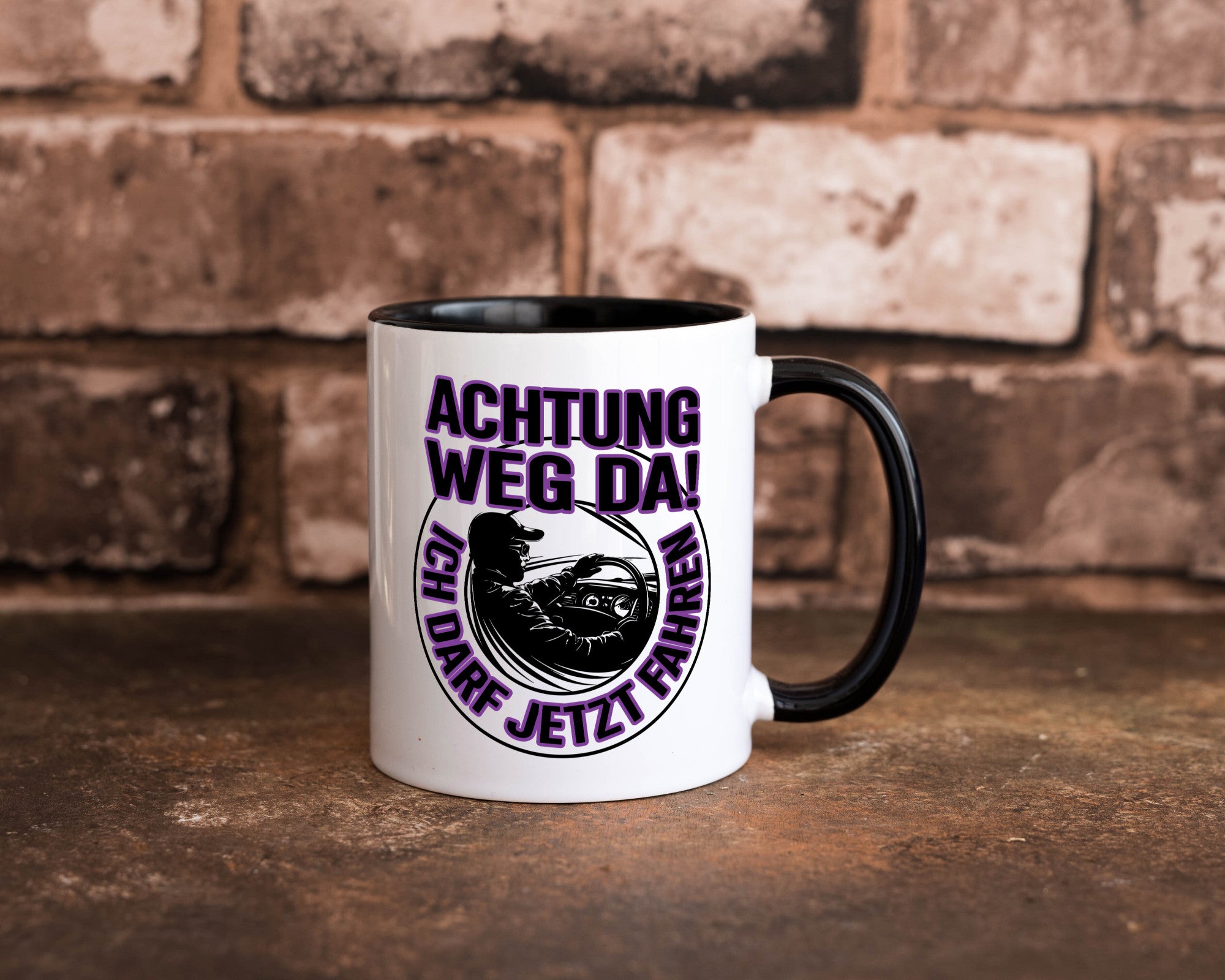 Achtung weg da ich darf jetzt Fahren | Führerschein lustig Humor Geschenkidee