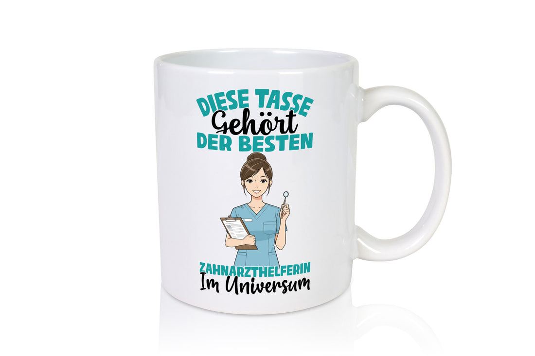 Im Universum: Zahnarzthelferin | Zahnmedizin Humor Geschenkidee Tasse