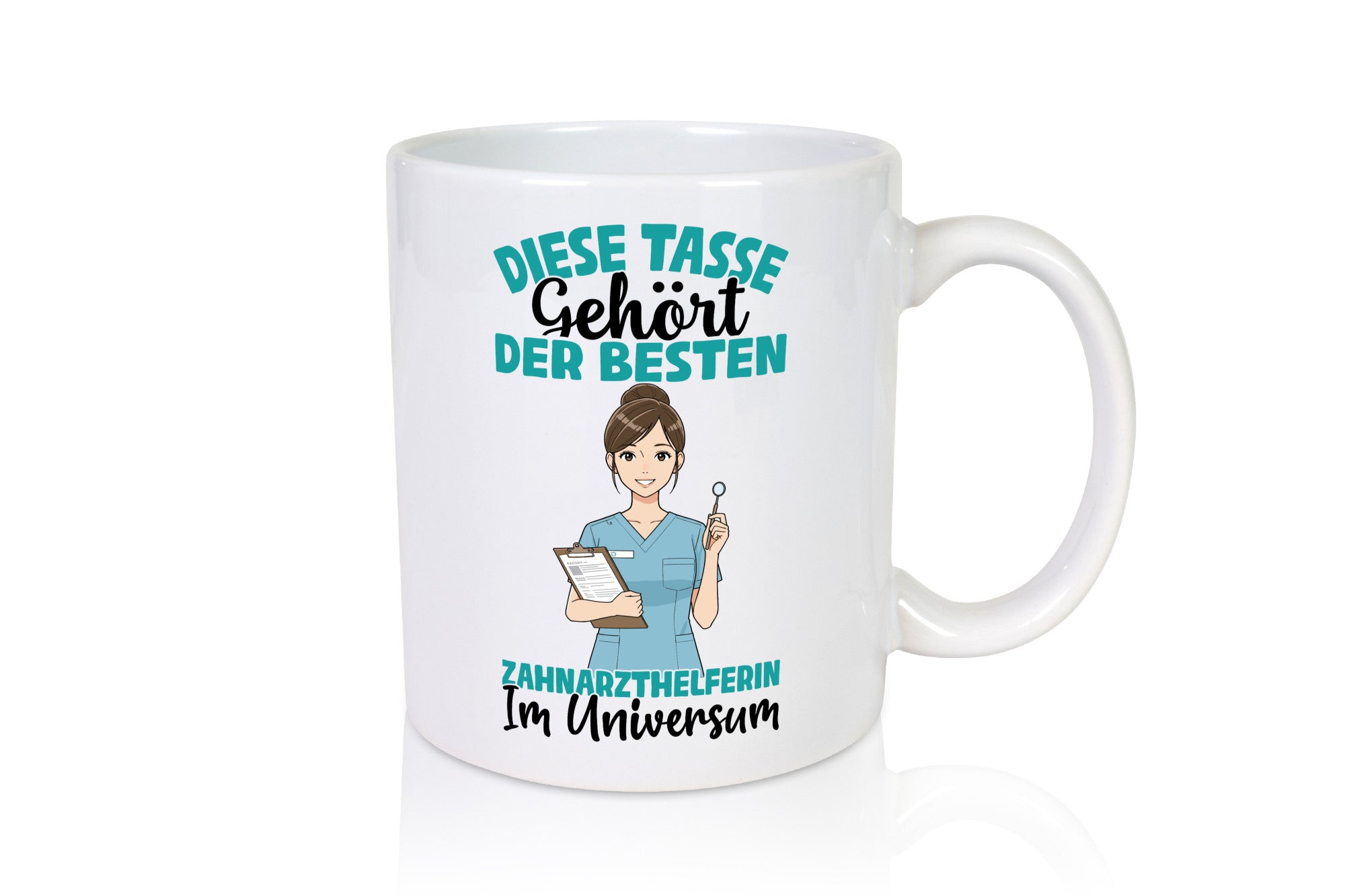 Im Universum: Zahnarzthelferin | Zahnmedizin Humor Geschenkidee Tasse