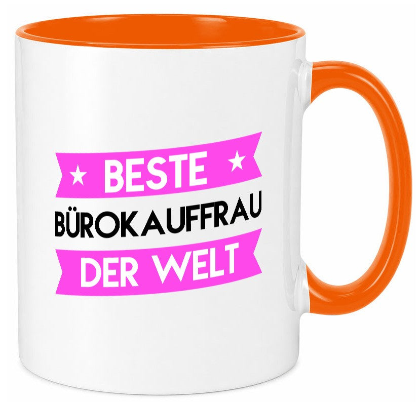 Beste Bürokauffrau | Kauffrau Humor Arbeit Kollegen Büro Geschenkidee Tasse