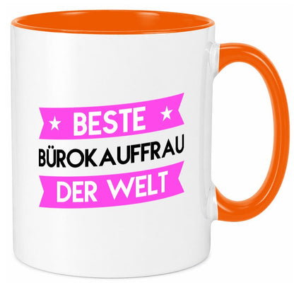 Beste Bürokauffrau | Kauffrau Humor Arbeit Kollegen Büro Geschenkidee Tasse