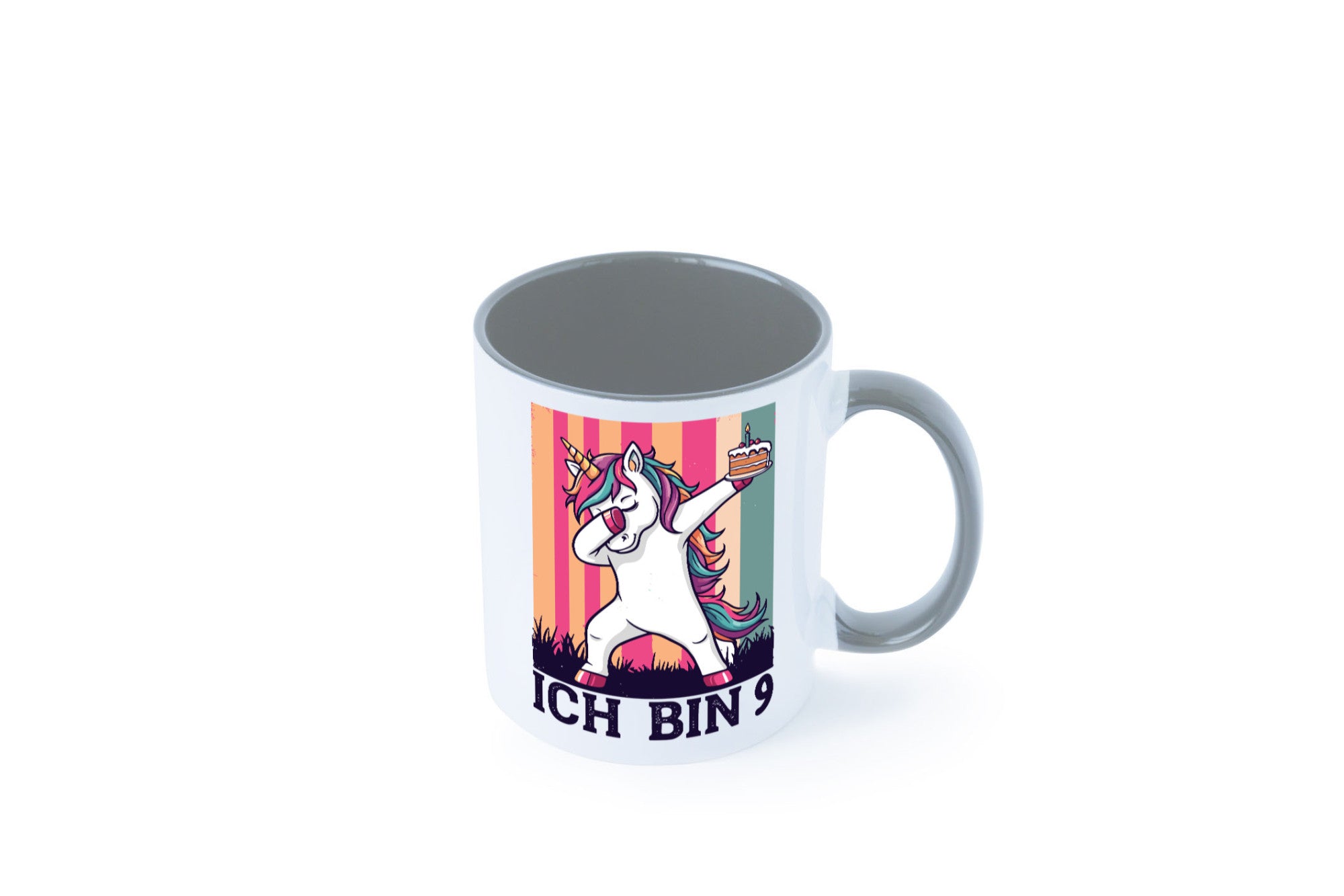9 Geburtstag | Einhorn Damping Mädchen Humor Geschenkidee Tasse