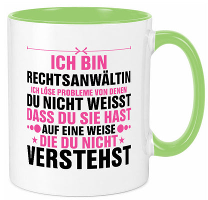 Löse Probleme: Rechtsanwältin | Jurstin Anwältin v2 Geschenk Humor Geschenkidee