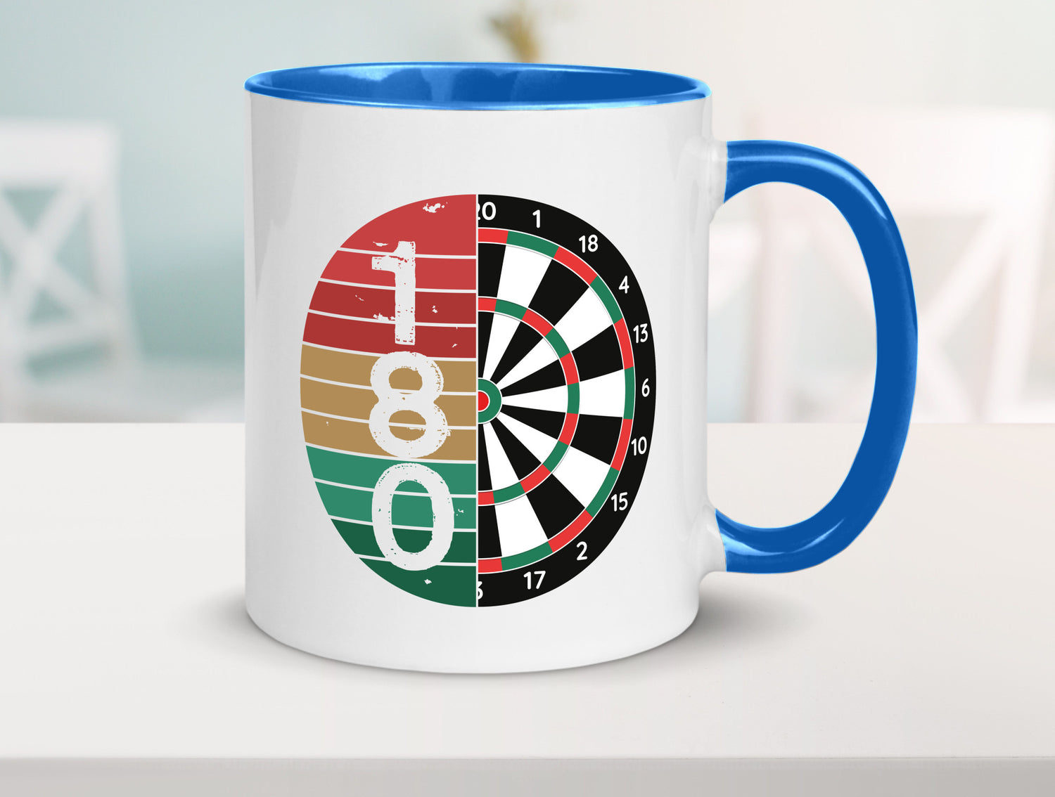 Dartsboard | Retro Dartspieler Kollege Freunde Geschenkidee Arbeit Kollegen