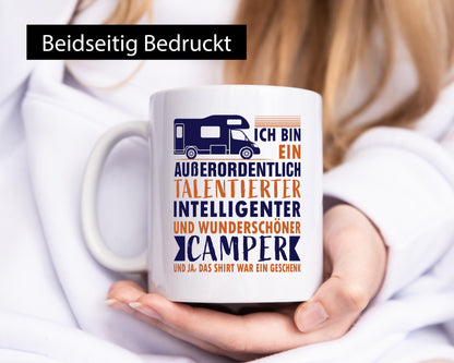 Talentierter | Intelligenter Wunderschöner Camper lustiger Spruch Geschenk