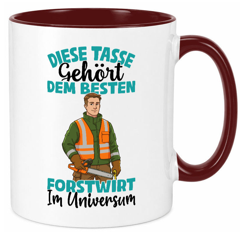 Im Universum: Forstwirt | Waldarbeiter lustig Arbeit Kollegen Büro Geschenk