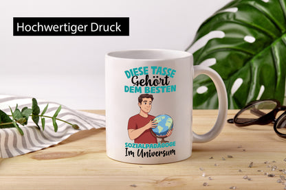 Im Universum: Sozialpädagoge | Pädagoge lustiger Spruch Geschenk Humor