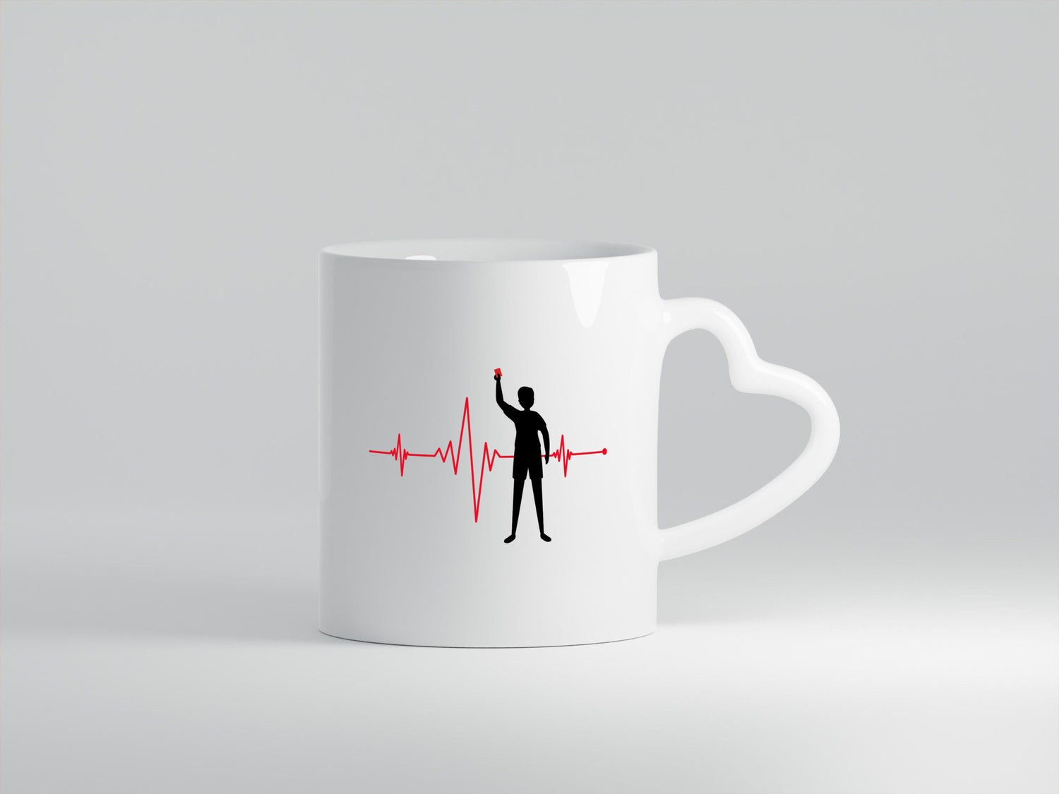 Schiedsrichter Herzschlag | Fußball Team Verein Humor Geschenkidee Tasse