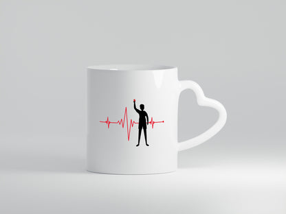 Schiedsrichter Herzschlag | Fußball Team Verein Humor Geschenkidee Tasse