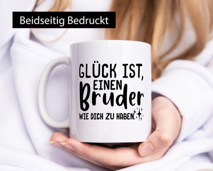 Bruder wie dich | Geschwisterliebe schöne Spruchtasse Humor Geschenkidee Tasse