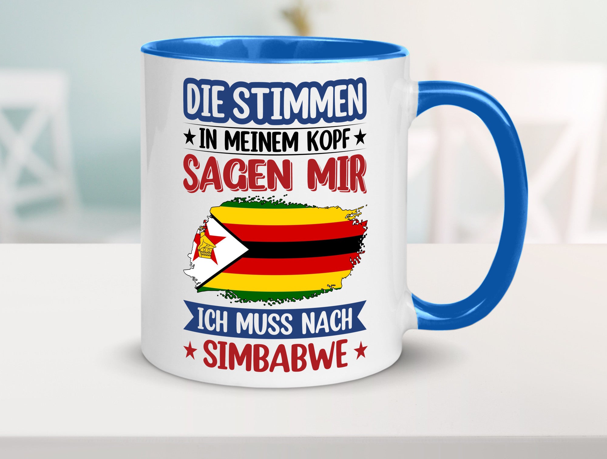 Simbabwe | Urlaub Stimmen in meinem Kopf Traumland v2 Geschenk Humor