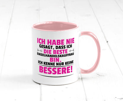 Die Beste Einzelhandelskauffrau | Einzelhandel Geschenkidee Humor Tasse