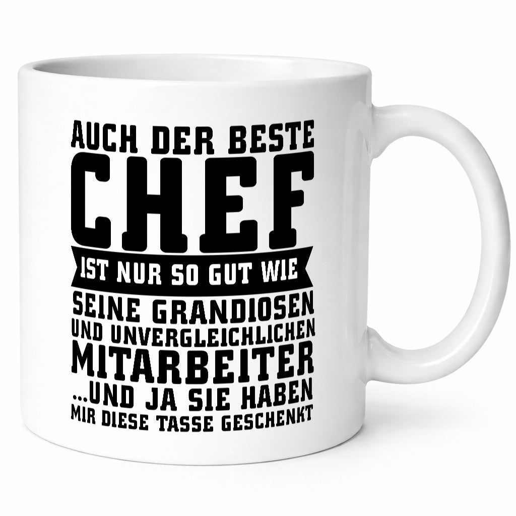 Bester Chef lustiger Spruch Geschenk Arbeit Kollegen Büro Tasse