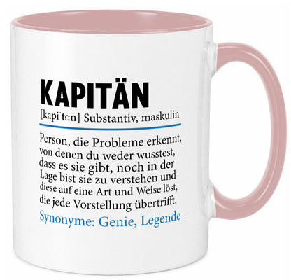 Kapitän | Spruch lustig Schiffskapitän Schiff Geschenk Humor Geschenkidee