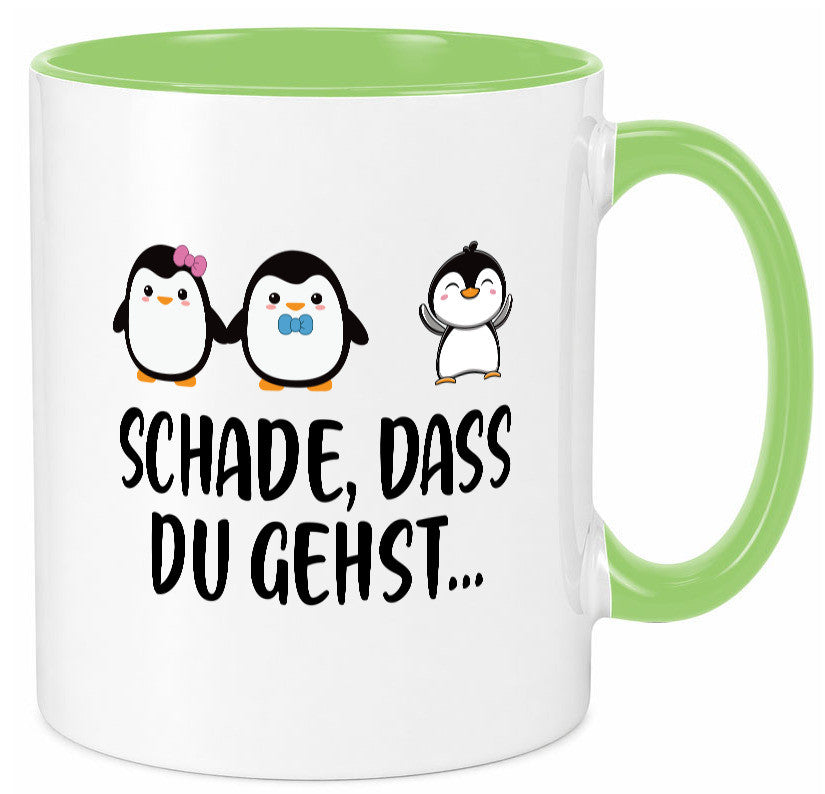 Schade das du gehst | Arbeitskollegen Arbeit Humor Kollegen Büro Geschenkidee Tasse