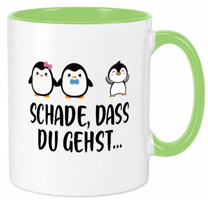 Schade das du gehst | Arbeitskollegen Arbeit Humor Kollegen Büro Geschenkidee Tasse