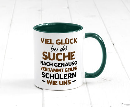 Viel glück | Geile schüler Schule Beste Lehrerin lustig Humor Geschenkidee