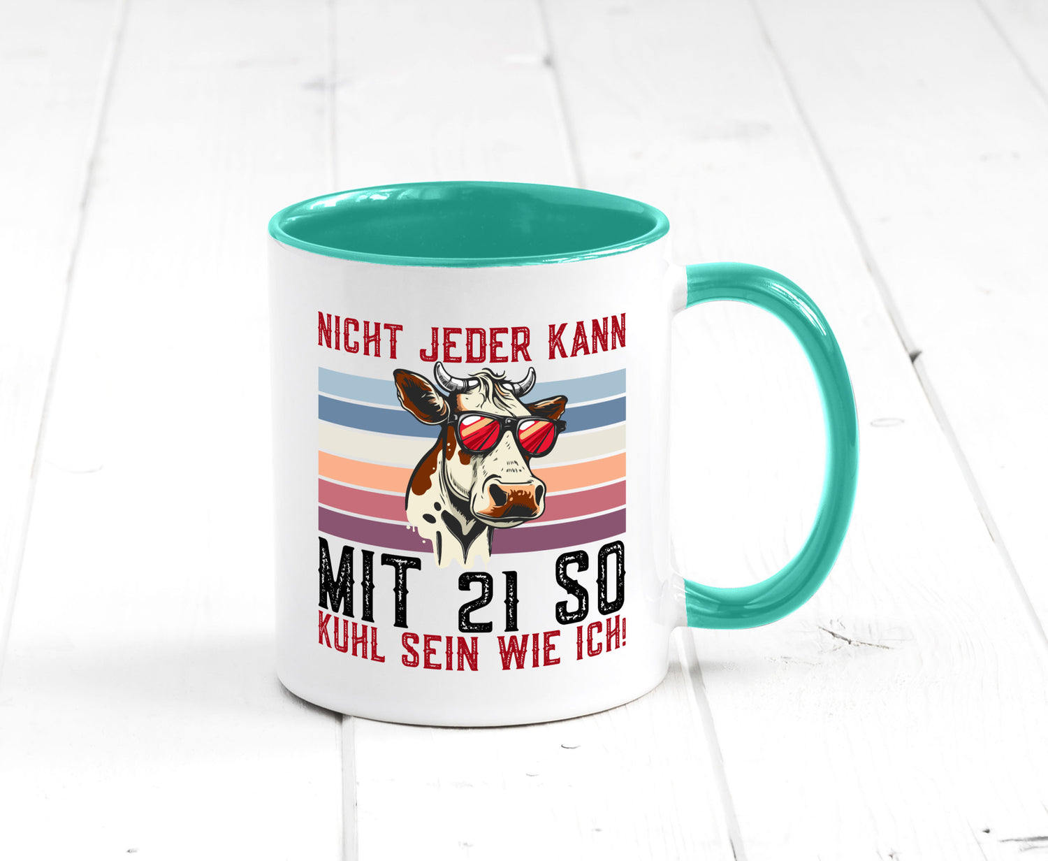 Mit 21 so gut aussehen | 21. Geburtstag Landwirt Bauer v2 Humor Geschenkidee