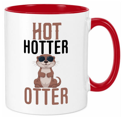 Lustiger Otter | Hot Wortwitz Sonnenbrille Tiercomic v2 Geschenkidee Tasse