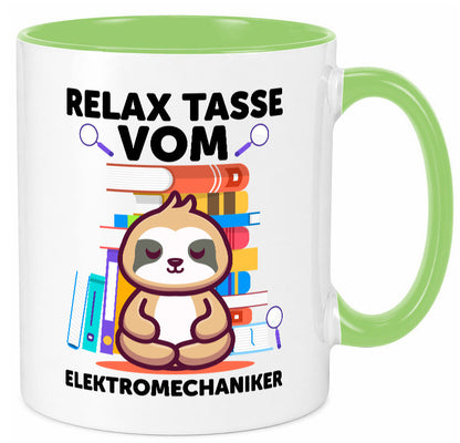 Relax Tasse: Elektromechaniker | Mechaniker Geschenk Humor Geschenkidee