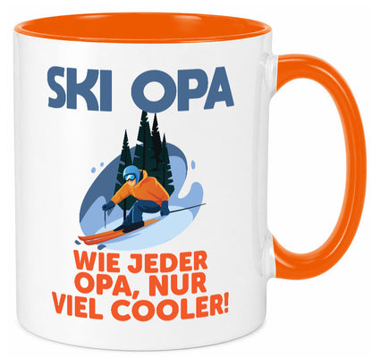 Ski Opa, normal, nur cooler | Skifahrer Bäume Schnee Geschenkidee Familie Humor
