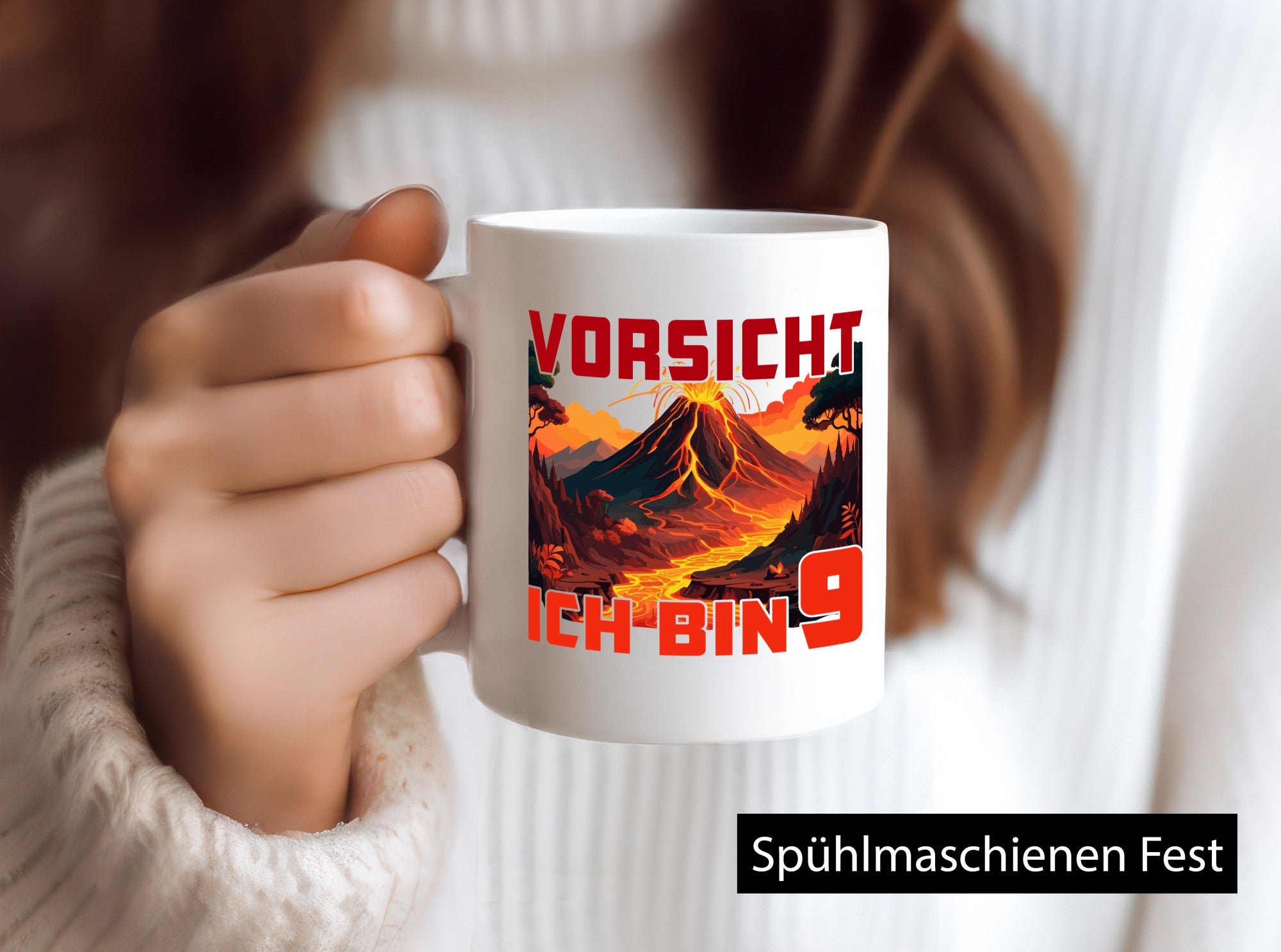 9. Geburtstag | 9 Jahre Vulkanausbruch Vulkan lustiger Spruch Geschenk