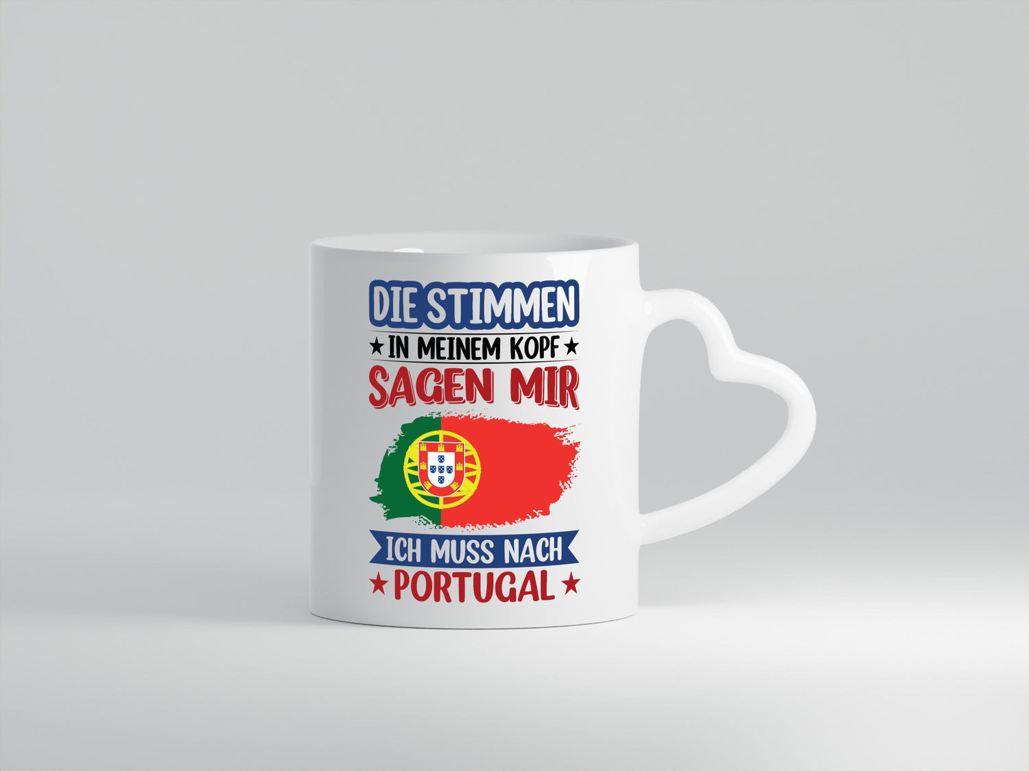 Portugal | Urlaub Stimmen in meinem Kopf Traumland v2 Geschenk Humor