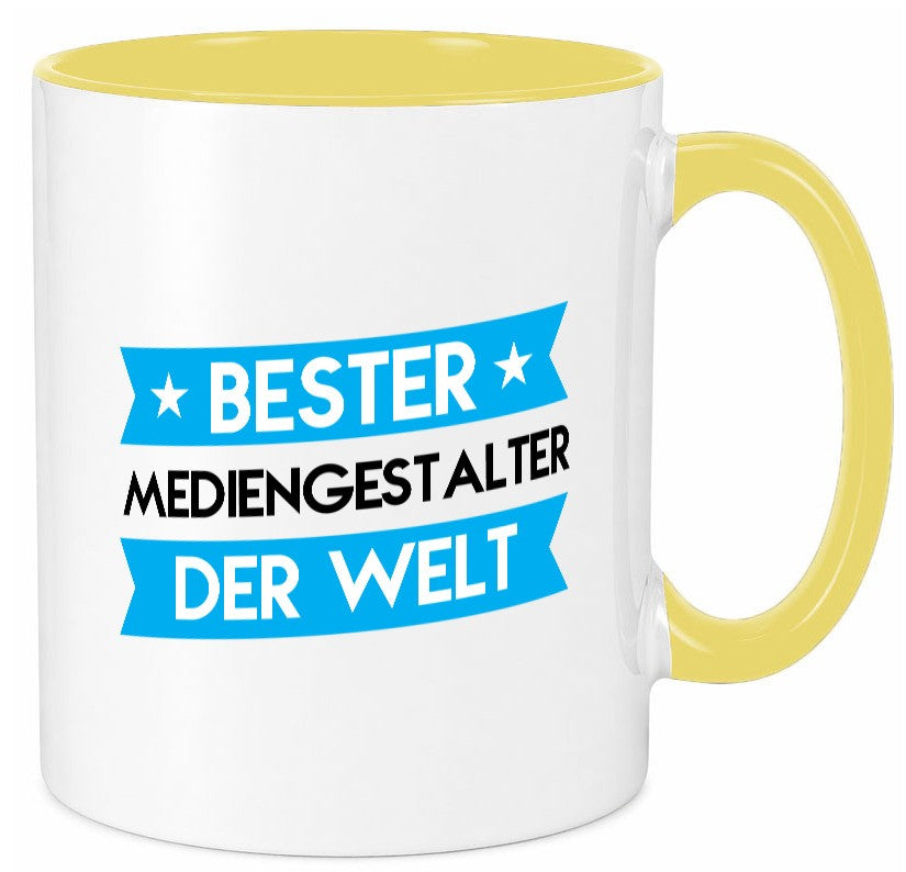 Bester Mediengestalter | Medien lustiger Spruch Geschenk Humor Geschenkidee Tasse