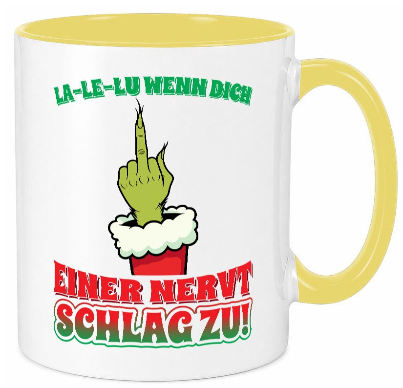 La Le Lu | Weihnachten Weihnachtsmuffel Lichter vl11 Humor Geschenkidee Tasse
