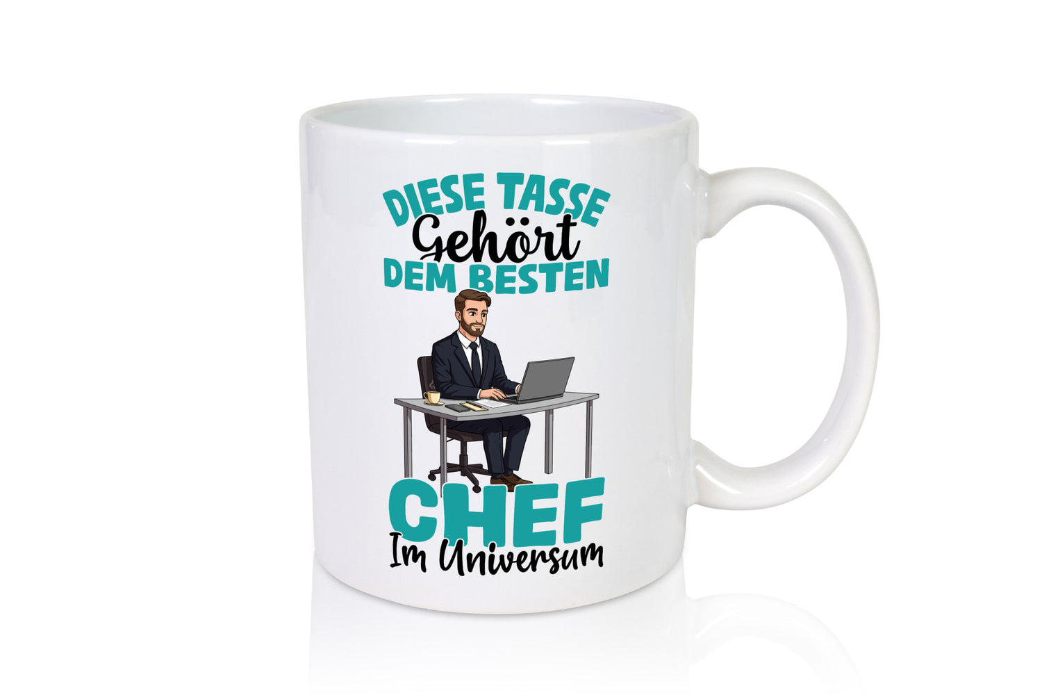 Im Universum: Chef | Führungskraft Vorgesetzter lustiger Spruch Geschenk Arbeit