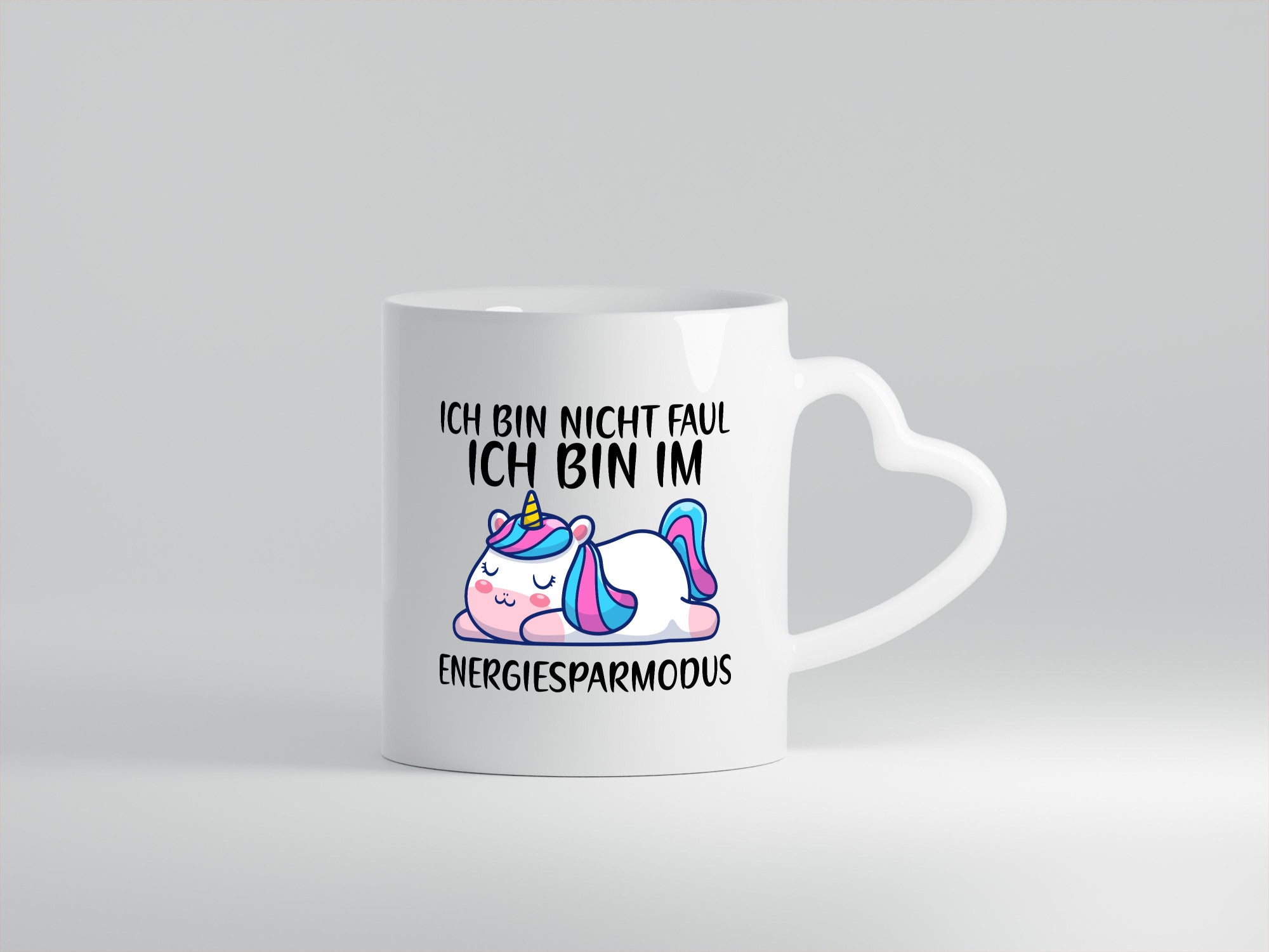 Ich bin nicht faul | schlafendes Einhorn Faulpelz müde Geschenk Humor