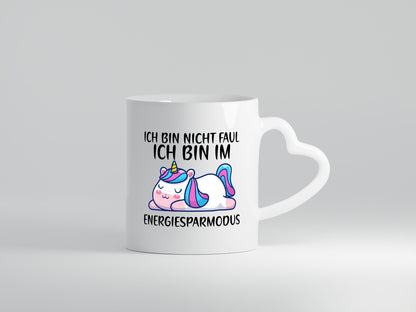 Ich bin nicht faul | schlafendes Einhorn Faulpelz müde Geschenk Humor
