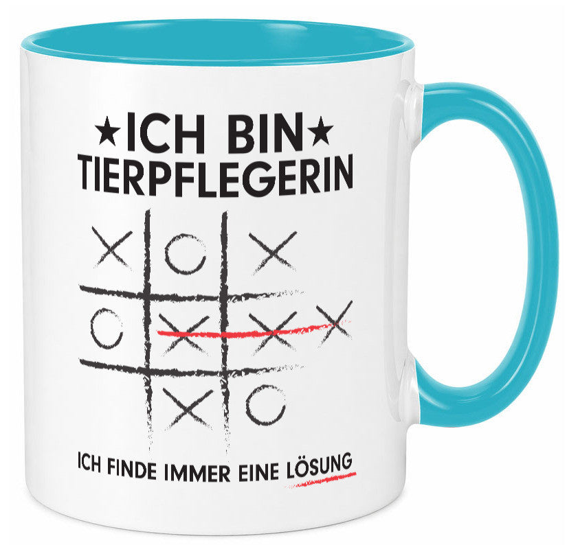 Löse Probleme: Tierpflegerin | Pflegeberuf Tierheim v3 Humor Arbeit Kollegen