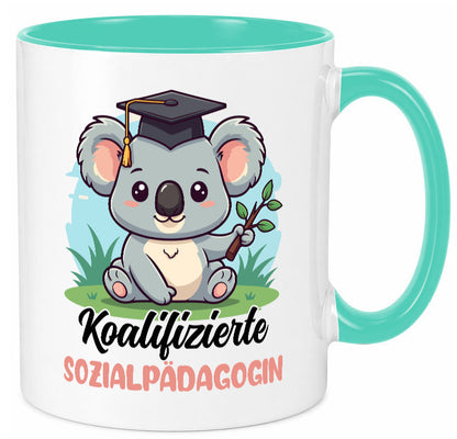Koalifizierte Sozialpädagogin | Humor Pädagogin lustiger Spruch Geschenk Tasse