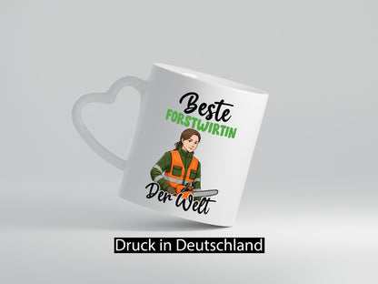 Beste Forstwirtin | Forst Wirtin v2 lustig Humor Geschenkidee Geschenk Tasse