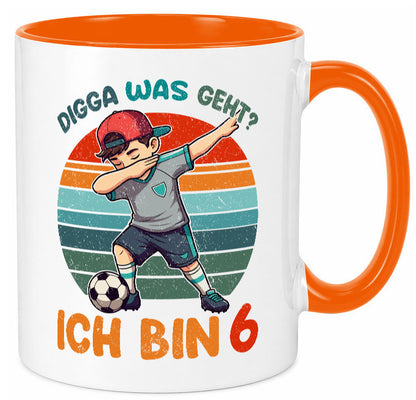 6. Geburtstag | 6 Jahre digga ich bin Dabbing lustig Geschenkidee Geschenk Tasse